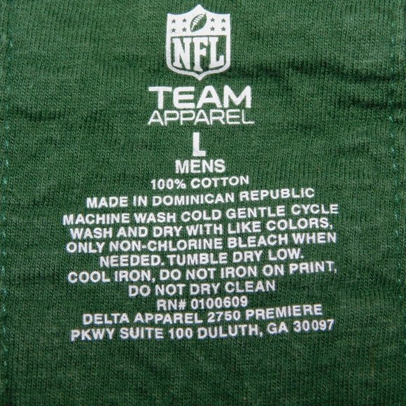 NFL Team Apparel Wisconsin Green Bay Packers Mens L Long Sleeve Waffle Shirt - Picture 2 of 6